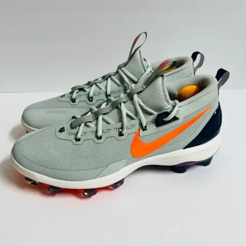 Nike Force Trout 9 Elite MCS Baseball Cleats HF1116-001 Size 13 Gray