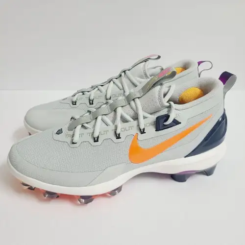Nike Force Trout 9 Elite MCS Baseball Cleats HF1116-001 Size 10 Gray