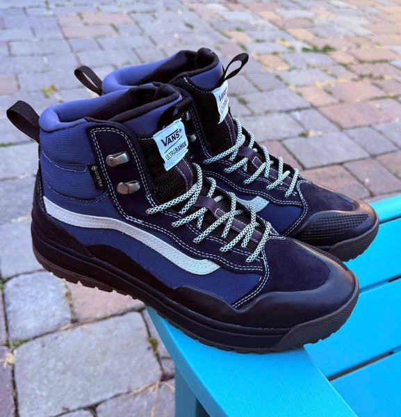 MENS VANS ULTRARANGE EXO HI GORE-TEX WW MTE NAVY/BLACK HIKING SHOES US SIZE 10.5