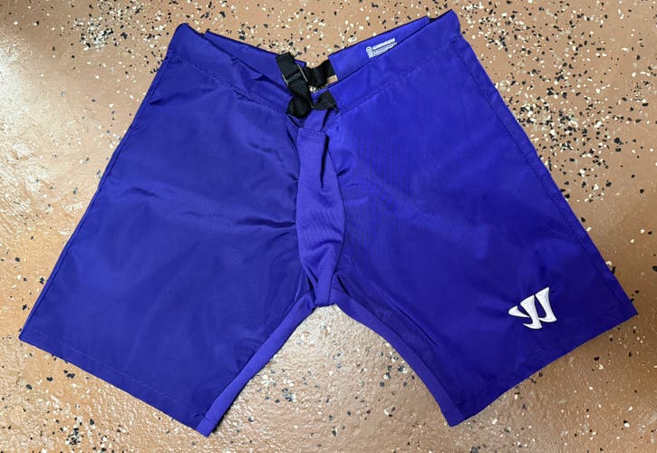 USED FPHL PURPLE ELMIRA MAMMOTH  HOCKEY PANT COVER UPS SIZE MEDIUM