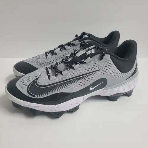 Nike Alpha Huarache Elite 4 Low MCS Baseball Cleats FD6221-002 Size 11.5 Gray #1