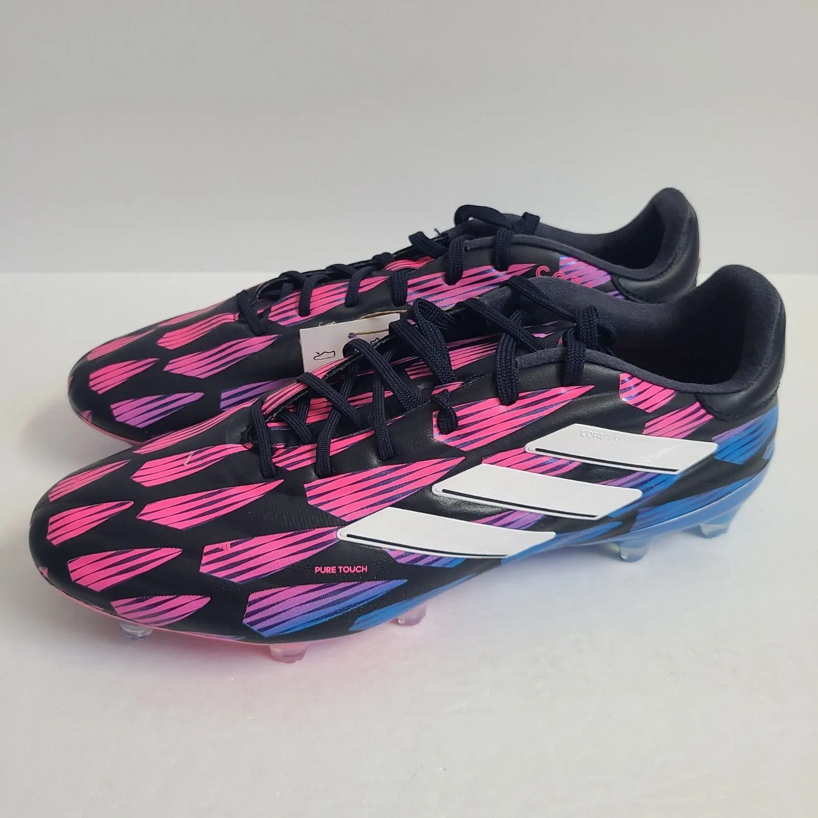Adidas Copa Pure 2 Elite SG Soccer Players Pack Size 10 Men Blue Pink IG8695 adidas Copa Pure 2 Elite FG - Reemergence Pack (FA24) Soccer  main image 4