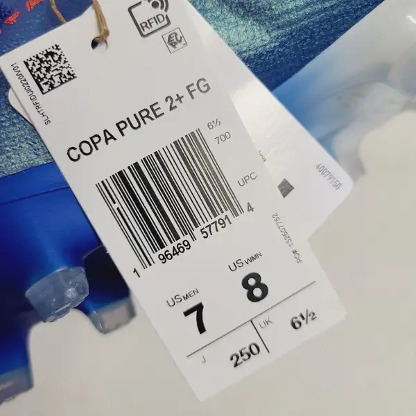 Adidas Copa Pure 2+ FG Soccer Cleats IE4893 Size 7 Blue  display picture 1