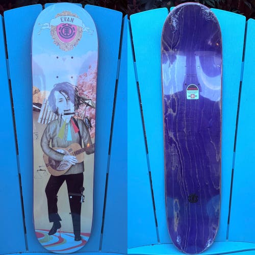 ELEMENT SKATEBOARDS EVEN SMITH ONE MAN BAND SKATEBOARD DECK 8.0 - NEW IN SHRINK