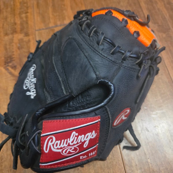 Rawlings RH Catcher's Player Preferred PCM30T Lite Toe Baseball Glove 33" Nice Glove