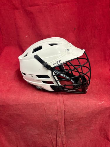 Lacrosse Helmet: Cascade CPV-R lacrosse helmet, designed for youth and intermediate players. Sz: S/M