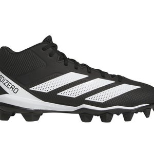 Men's Size M 11.0 (W 12.0) Adidas adizero High Top Molded Cleats (New)