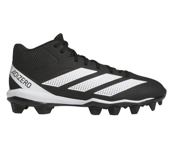 Men's Size M 11.0 (W 12.0) Adidas adizero High Top Molded Cleats (New)
