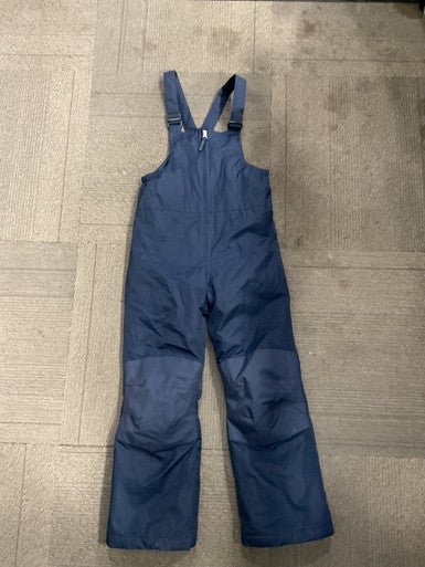 Used Lands End Snow Bibs Y Navy Blue LG 11614-S000230148