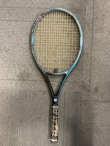 Used Wilson PRO STAFF Adult Tennis Racquet Black 4 3/8" 11614-S000230129