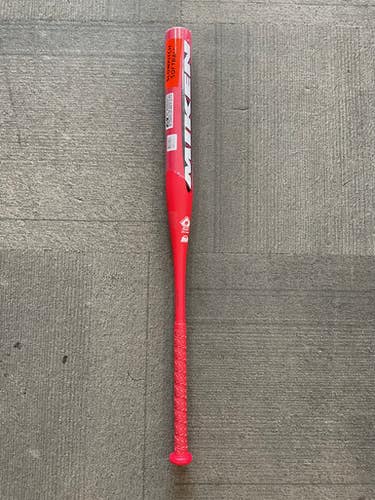 Used Miken ULTRA 2 BB/SB Senior League Bat Red 34" 11614-S000230115