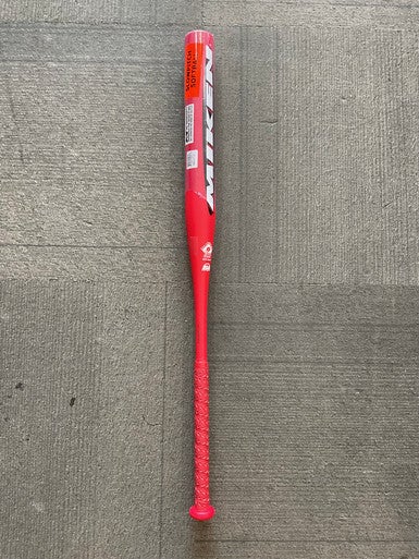 Used Miken ULTRA 2 BB/SB Senior League Bat Red 34" 11614-S000230115