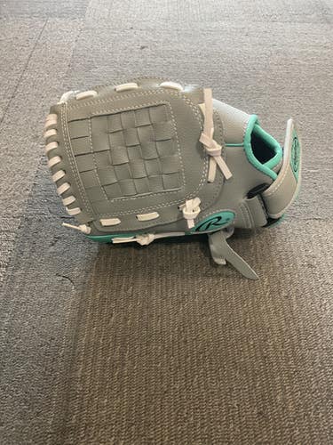 Used Rawlings PLAYERS SERIES BB/SB Glove LH Throw Grey 11" 11614-S000230112