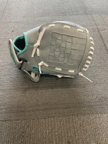Used Rawlings PLAYER SERIES BB/SB Glove RH Throw Grey 11" 11614-S000230111