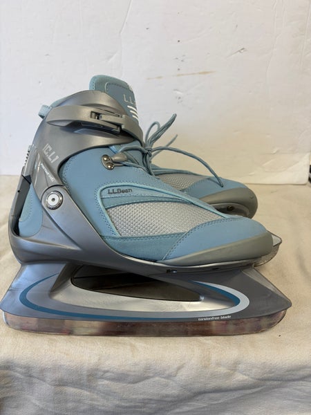 Blue LL Bean Hockey Skates Regular Width 8 (Used)