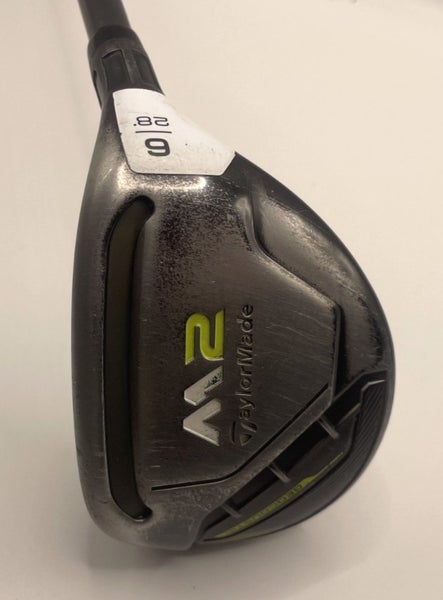 Taylormade M2 6 Hybrid 28 Fujikura 75i Pro Stiff Graphite Shaft *RARE*