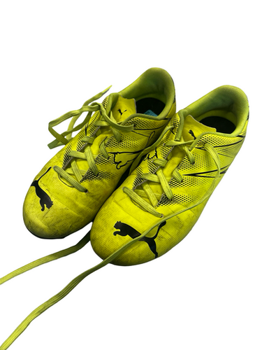 Used Puma Soccer Cleats Yellow Junior 02.5 11682-S000126890
