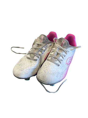 Used Lotto Soccer Cleats White Junior 02 11682-S000126861