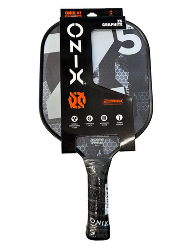 Used Onix Z5 GRAPHITE Pickleball Racquet Black 11760-S000087198