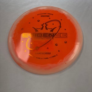 Used Dynamic Discs ORBIT LUCID ICE EVIDENCE Disc Golf Driver Orange 11490-S000268624
