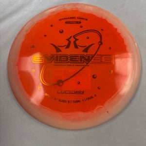 Used Dynamic Discs ORBIT LUCID ICE EVIDENCE Disc Golf Driver Orange 11490-S000268626