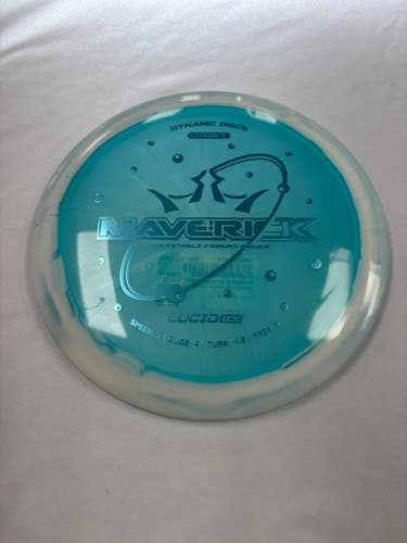 Used Dynamic Discs ORBIT LUCID ICE MAVERICK Disc Golf Driver Royal Blue 11490-S000268619
