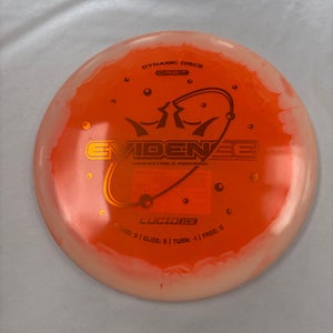 Used Dynamic Discs ORBIT LUCID ICE EVIDENCE Disc Golf Driver Orange 11490-S000268622
