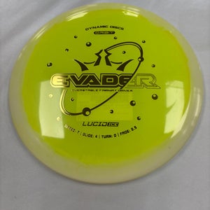 Used Dynamic Discs ORBIT LUCID ICE EVADER Disc Golf Driver Yellow 11490-S000268617