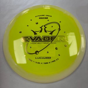 Used Dynamic Discs ORBIT LUCID ICE EVADER Disc Golf Driver Yellow 11490-S000268614