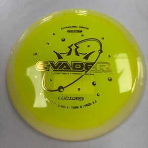 Used Dynamic Discs ORBIT LUCID ICE EVADER Disc Golf Driver Yellow 11490-S000268610