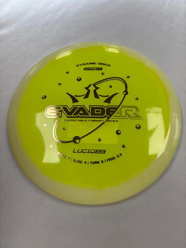 Used Dynamic Discs ORBIT LUCID ICE EVADER Disc Golf Driver Yellow 11490-S000268611