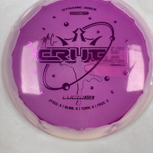 Used Dynamic Discs ORBIT LUCID ICE TRUTH Disc Golf Driver Purple 11490-S000268606