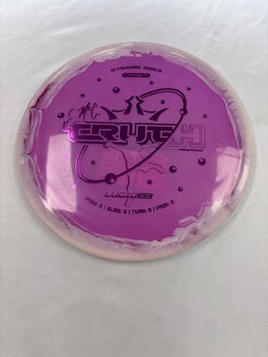 Used Dynamic Discs ORBIT LUCID ICE TRUTH Disc Golf Driver Purple 11490-S000268608