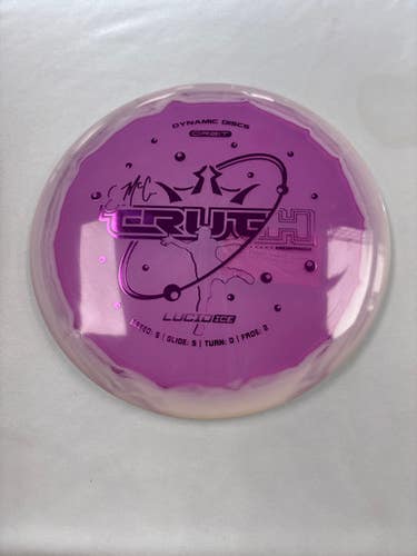 Used Dynamic Discs ORBIT LUCID ICE TRUTH Disc Golf Driver Purple 11490-S000268605