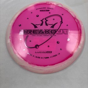 Used Dynamic Discs ORBIT LUCID ICE BREAKOUT Disc Golf Driver Pink 11490-S000268604