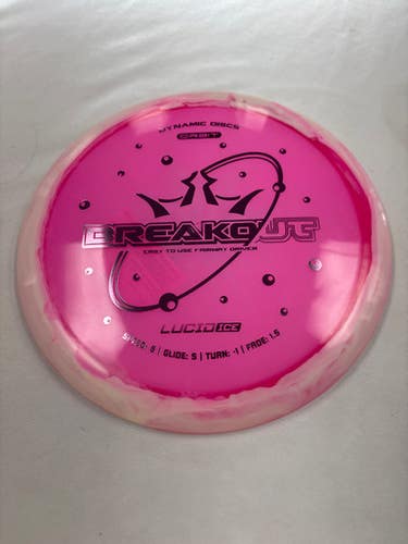 Used Dynamic Discs ORBIT LUCID ICE BREAKOUT Disc Golf Driver Pink 11490-S000268601
