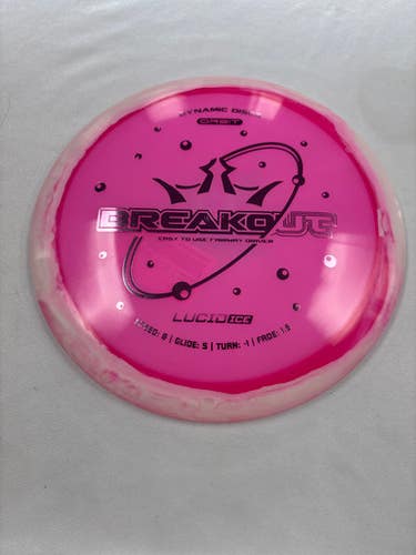 Used Dynamic Discs ORBIT LUCID ICE BREAKOUT Disc Golf Driver Pink 11490-S000268600