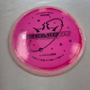 Used Dynamic Discs ORBIT LUCID ICE BREAKOUT Disc Golf Driver Pink 11490-S000268599