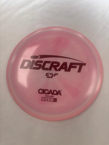 Used Discraft ESP CICADA Disc Golf Driver Pink 11490-S000268597