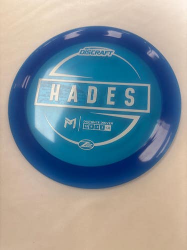 Used Discraft PM ZLINE HADES Disc Golf Driver Royal Blue 11490-S000268592
