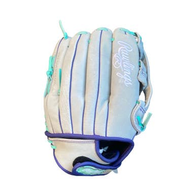 Used Rawlings FASTPITCH BB/SB Glove RH Throw Grey 12" 11883-S000156887