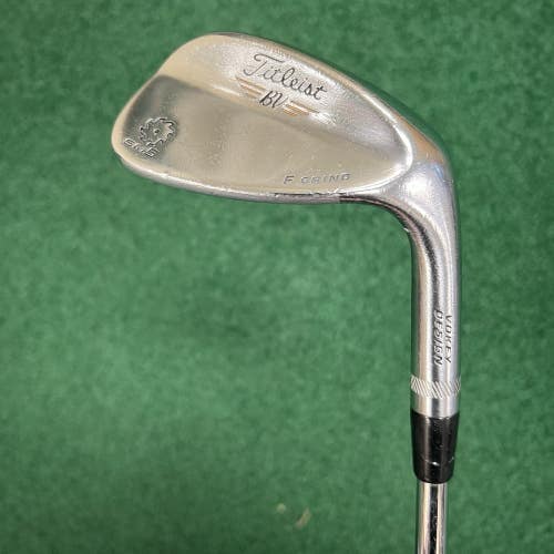 Titleist Vokey SM5 Gap Wedge 52 08 F-Grind Chrome Wedge Flex Steel Shaft MRH