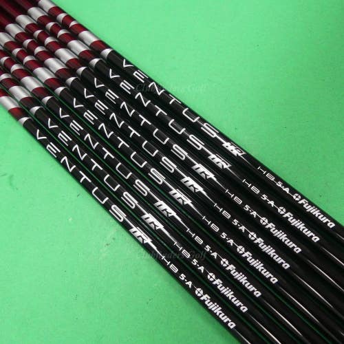 NEW Fujikura Ventus TR Red HB 5-A .370 Senior 41.5" Hybrid Iron Shafts SET OF 8
