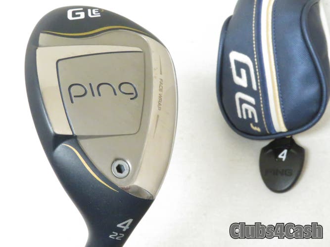 PING Womens G Le3 Hybrid 22° 4H ULT 250 Lite Flex +Cover ... LADIES