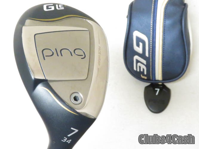 PING Womens G Le3 Hybrid 34 7H ULT 250 Lite Flex +Cover .. LADIES  Near MINT