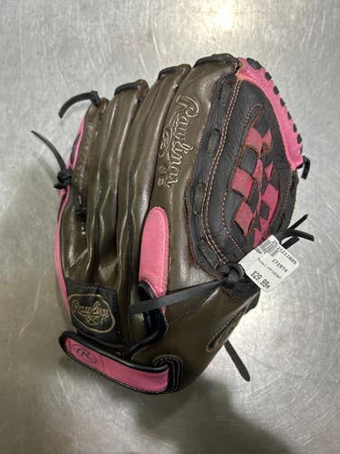 Used Rawlings FP10DBP BB/SB Glove RH Throw Pink 12" 11605-S000210985