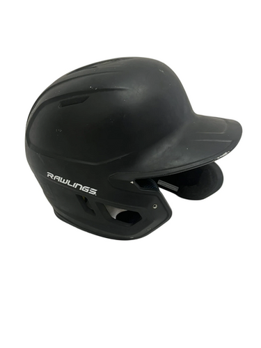 Used Rawlings MACHEXT-JR-REVA Batting Helmet No Mask Black One Size 11692-S000145976