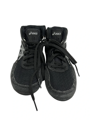 Used Asics MATFLEX Wrestling Shoes Black Youth 12.0 11692-S000145888