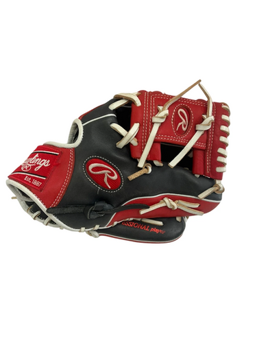 Used Rawlings BREAKOUT BB/SB Glove RH Throw Red And Black 11 1/2" 11692-S000145952