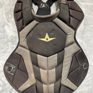 Black Intermediate All Star System 7 Catcher's Chest Protector (Used)